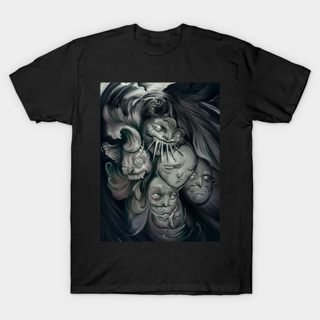 Masquerade T-Shirt by Nazolkin